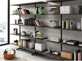 Bücherschrank aus Holz Kaffeina