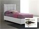 Upholstered single bed with container Lucrezia in Upholstered beds