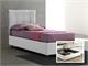 Upholstered 120 bed with container Lucrezia in Upholstered beds