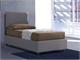 Upholstered single bed with fixed base Margherita in Upholstered beds