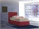 Upholstered single bed with fixed base Isabella in Upholstered beds