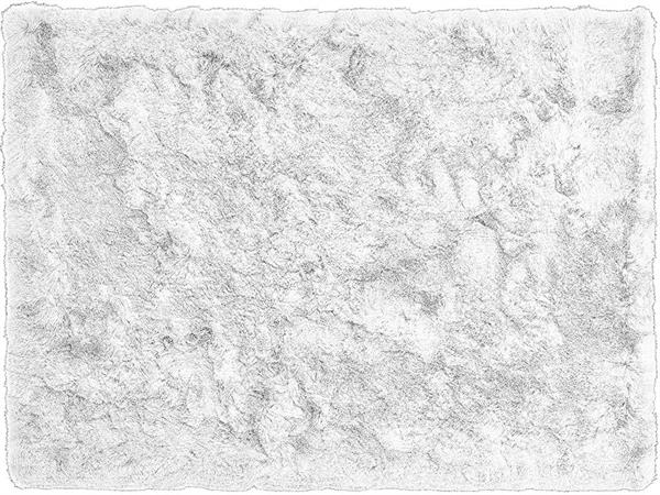 Tappeto pelo lungo Aster Bianco