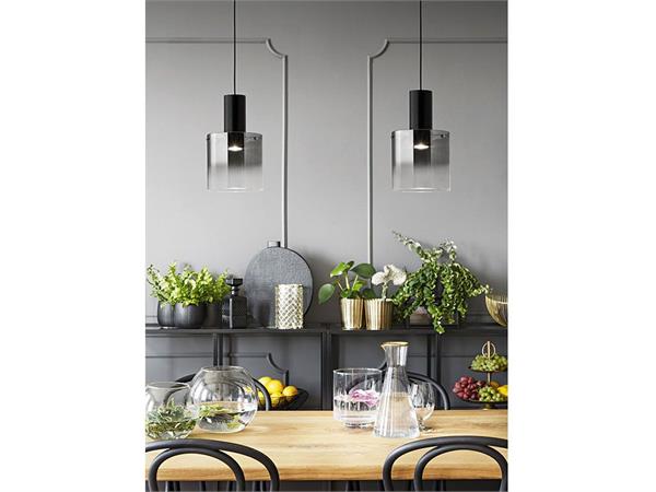 Lampada a sospensione con vetro HUGO 6664