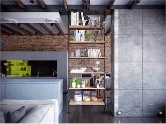 Libreria divisoria in legno Vertical Line H288