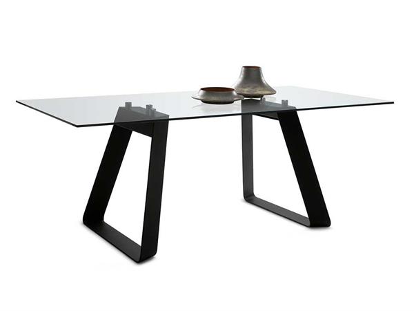 Metal and glass table Mr. Big 