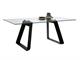 Metal and glass table Mr. Big  in Dining tables
