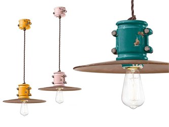 Vintage Pendlleuchte C1522