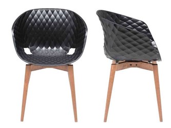 Armchair with wooden frame Uni-Ka 599