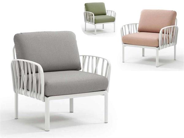 Outdoor armchair White Komodo