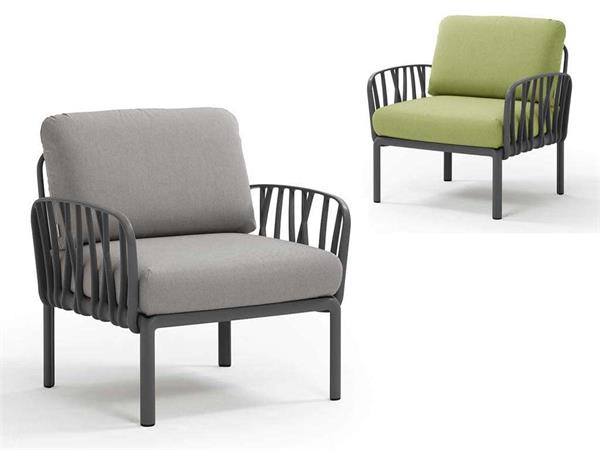 Outdoor armchair Anthracite Komodo