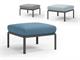 Outdoor pouf Anthracite Komodo in Outdoor seats