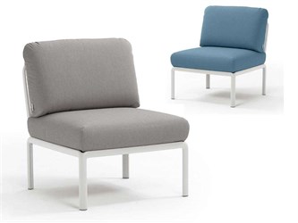 Outdoor armchair White Komodo Central Element