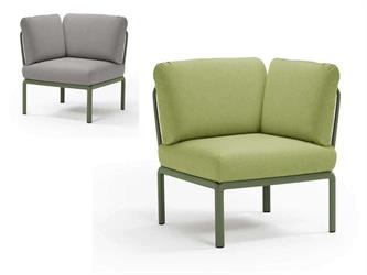 Fauteuil de balcon Komodo agave élément d'angle