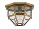 Brass ceiling light Octagonal in Outdoor lighting