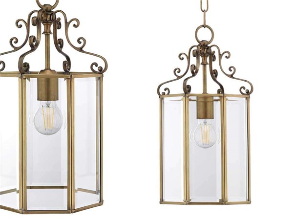 Lampada a sospensione classica Ottagonale BF