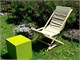 Garden deck chair Dondolo in Outdoor seats