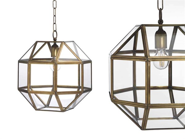 Hanging chandelier Octagonal Triangle