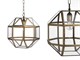 Lustre suspendu Triangle Octogonal in Lampes suspension