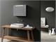 Specchio bagno contenitore con luce Mizar in Specchi Bagno