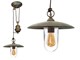 Adjustable pendant light Trasimeno 1346 in Outdoor lighting