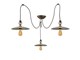 Three lights hanging lamp Trasimeno 1628.3L in Suspended lamps