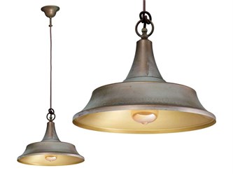 Vintage aufgehängte Lampe Atelier VS