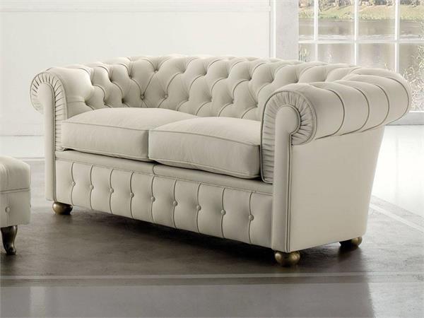 Chester Sofa aus Ecoleder oder Leder