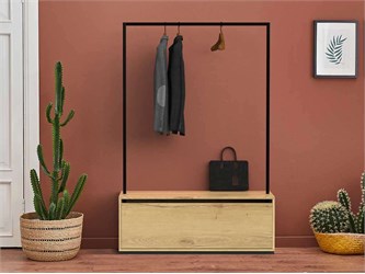 Entryway shoe and coat rack Rainbow