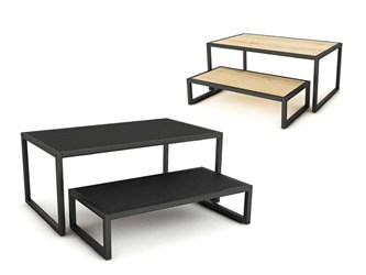 Stapelbare Couchtische Rainbow