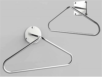 Wall design valet hanger Yin & Yang