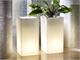 Vaso luminoso alto Schio cubo alto outdoor in 