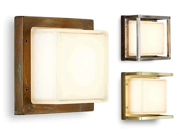 Modern outdoor wall lights Ice Cubic square