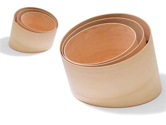 Boîtes de rangement en bois Pisa