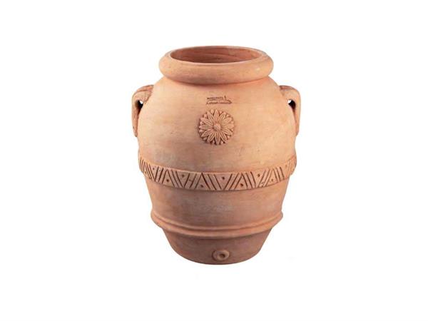 Klassische Tuscan Orcio 020 Vase aus Tonerde