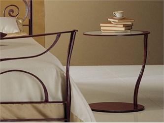 Nachttisch aus Schmiedeeisen Galle'