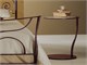 Wrought iron bedside table Galle' in Bedside tables and drawers