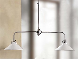 Lampadario sospensione 2 luci Cono