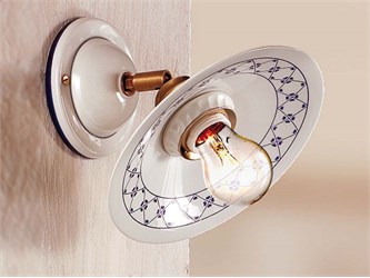 Applique ceramica decorata Piatto