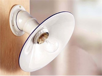 Lampada da muro vintage Piatto