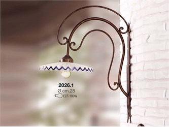 Applique da esterno vintage Plissè