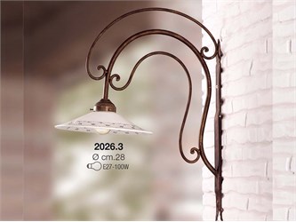 Classic outdoor wall light Piatto