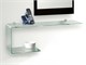Tablette console en verre modelé Flexi in Jour