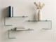 Shaped glass shelves Flexi in Living room