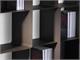 Modernes Einbaubücherregal Mondrian in Tag