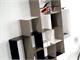 Modular modern bookcase Mondrian in Living room