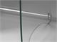 Bureau pour ordinateur en verre Clear in Bureau