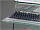 Glass pc desk Clear in Office