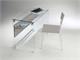 Bureau pour ordinateur en verre Scriba in Bureau