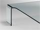 Curved glass small table Box in Living room