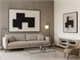 Curved glass small table Box in Living room
